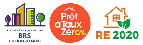 Labels BRS département, RE2020 et PTZ 2025