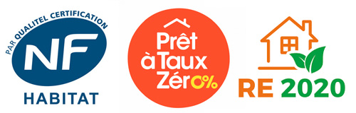 Labels NF, RE2020 et PTZ 2025