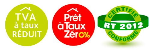 TVA à taux rédit, Prêt à Taux Zéro ou PTZ et norme RT 2012