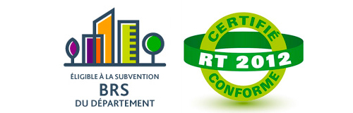 Labels BRS département et Norme RT2012