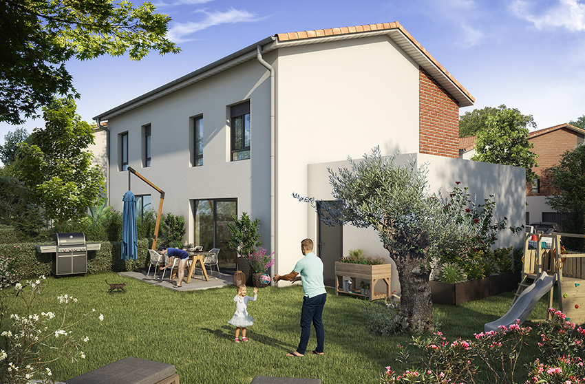 Résidence L'orée du parc appartements neufs - Aucamville Bail Réel Solidaire