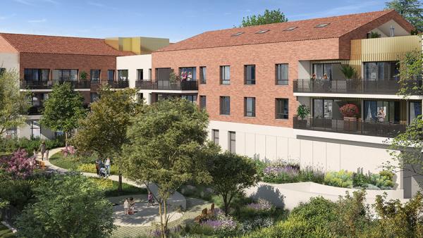 Résidence L’Orée du Parc à Aucamville – appartements neufs en Bail Réel Solidaire (BRS)