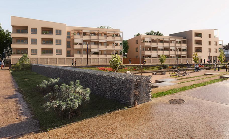 Résidence Piquepeyre à Fenouillet près de Toulouse – logements neufs en habitat participatif avec espaces verts et lieux de convivialité