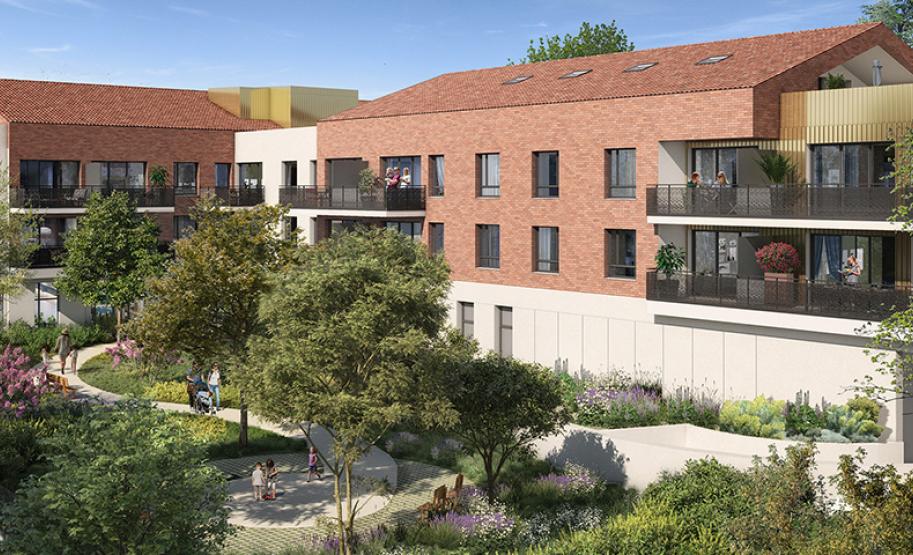 Résidence L’Orée du Parc à Aucamville – appartements neufs en Bail Réel Solidaire (BRS)