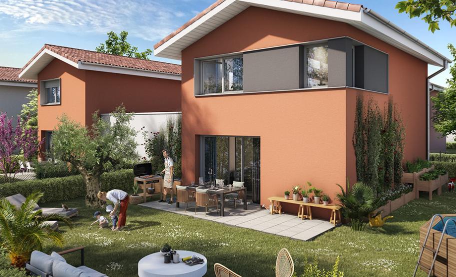 Villas individuelles neuves - programme Épicurien - location-accession Portet-sur-Garonne