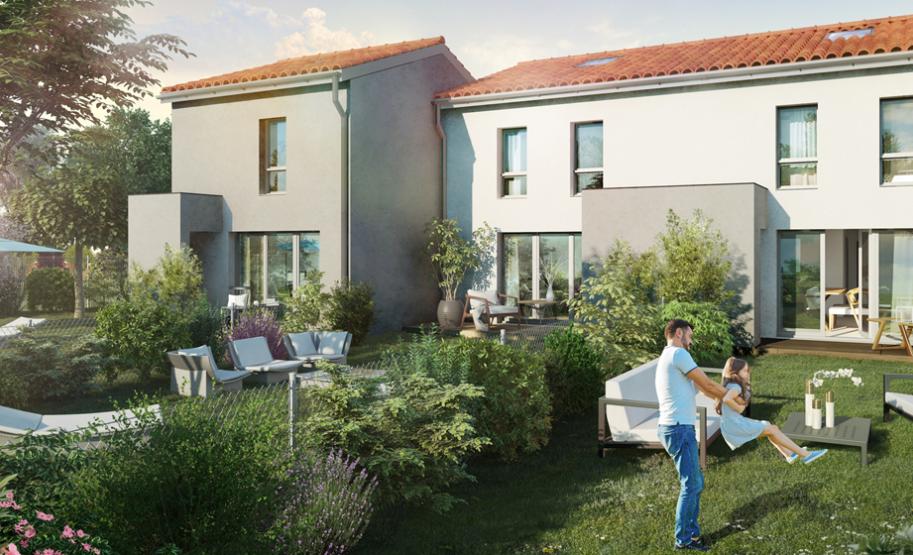 residence les villas du lac toulouse perspective